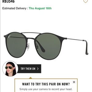 Mint condition ray bans! Worn lightly